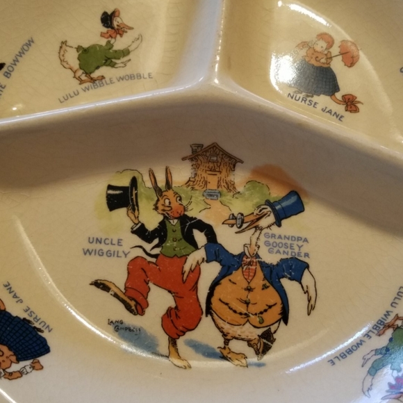 Rare vintage Uncle Wiggily 1924 warming dish